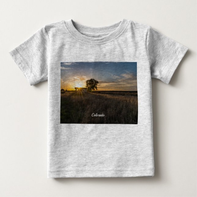 Abandoned Shed Colorado Sunset Toddler T-shirt (Front)
