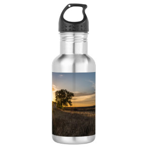 Abandoned Shed Colorado Sunset Water Bottle