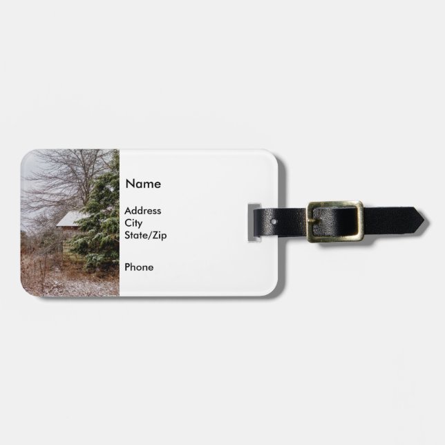 Abandoned Shed Luggage Tag (Front Horizontal)