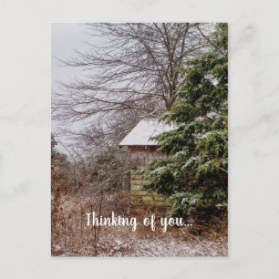 Abandoned Shed Thinking Of You Postcard