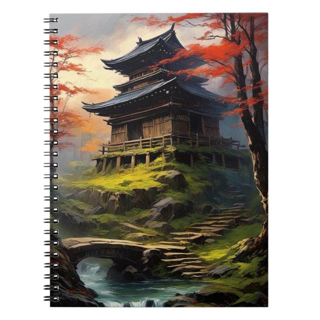 Abandoned Shinto Temple Notebook (Front)