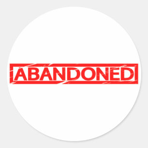 Abandoned Stamp Classic Round Sticker