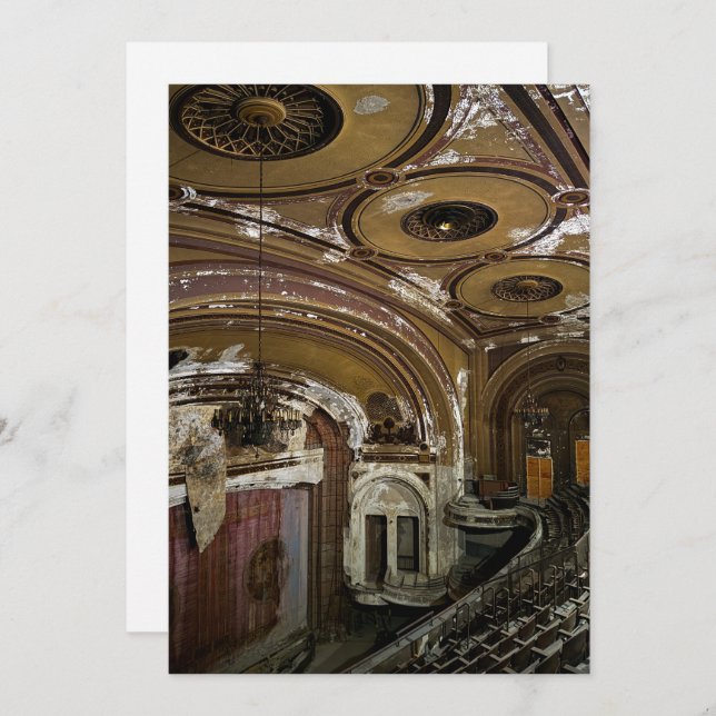 Abandoned Theater Holiday Card (Front/Back)