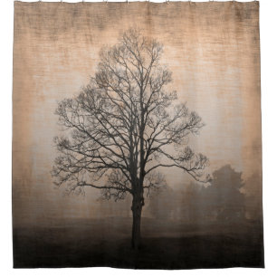 Abandoned Tree Shower Curtain