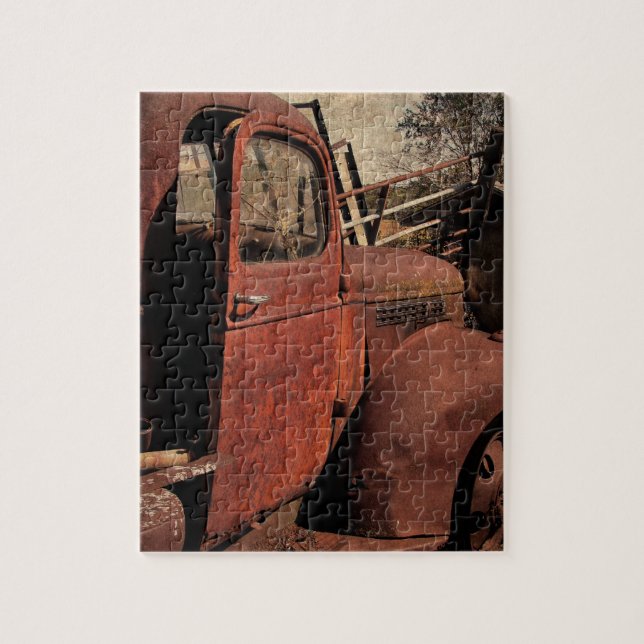 Abandoned Truck Jigsaw Puzzle (Vertical)