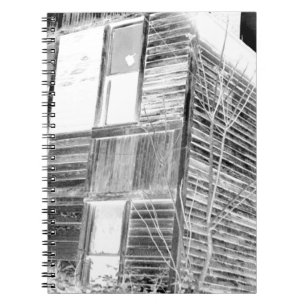 Abandoned Two Story House - negative Notebook