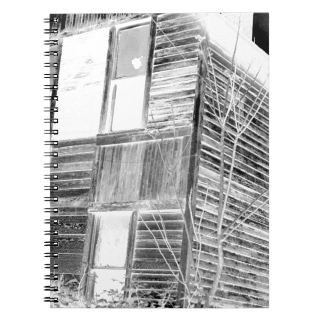 Abandoned Two Story House - negative Notebook (Front)