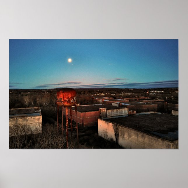 Abandoned Whiskey Distillery Linfield PA Poster (Front)