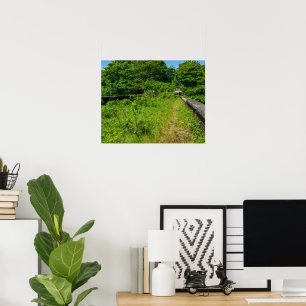 Abandoned Whitacre Mill Viaduct, Huddersfield Poster