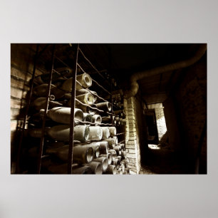 Abandoned Wine Cellar Poster