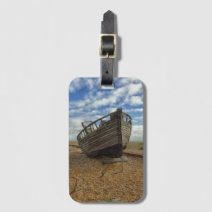 Abandoned Wooden Fishing Boat Dungeness Luggage Tag