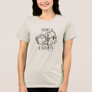 Abba Father Western Tri-Blend Shirt
