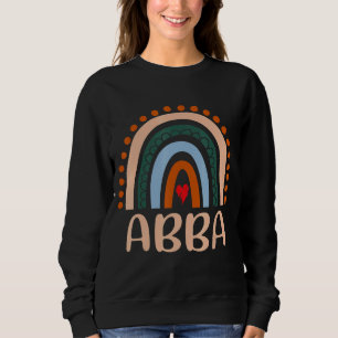 Abba Rainbow Grandma Cute Mothers Day  Abba Sweatshirt