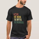 Abba The Man The Myth The Mensch Yiddish Dad Hanuk T-Shirt<br><div class="desc">Abba The Man The Myth The Mensch Yiddish Dad Hanukkah</div>