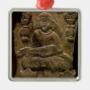 Abbasid Plaque, Iraq or Iran, 12th century (ivory) Metal Ornament