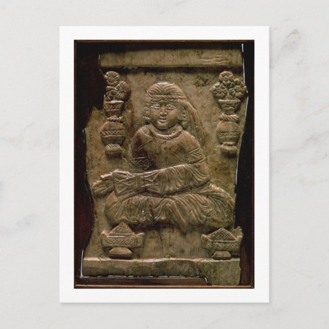 Abbasid Plaque, Iraq or Iran, 12th century (ivory) Postcard (Front)