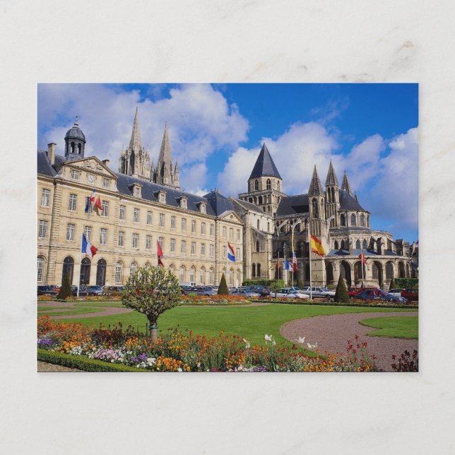 Abbaye Aux Hommes, Caen, Calvados, Normandy, Franc Postcard (Front)