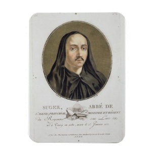 Abbe de Suger (1082-1151) from 'Portraits des gran Magnet
