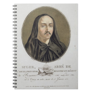 Abbe de Suger (1082-1151) from 'Portraits des gran Notebook