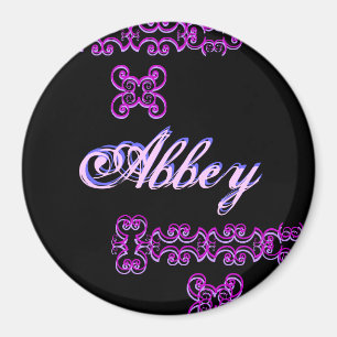 Abbey Designer Name Magnet