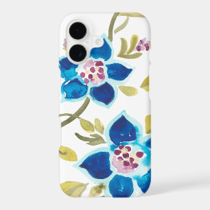 Abbey Floral Tiles - Blue Blooms