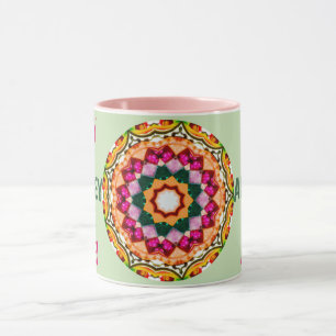 ABBEY ~ Personalised Gem Stones Fractal ~ Mug