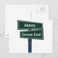Abbey Road and Grove End Road Street Sign