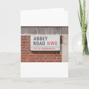 Abbey Road London Card