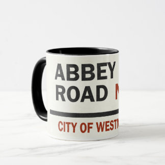 Abbey Road London Street Sign Mug