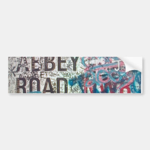 Abbey Road Sign Bumper Sticker
