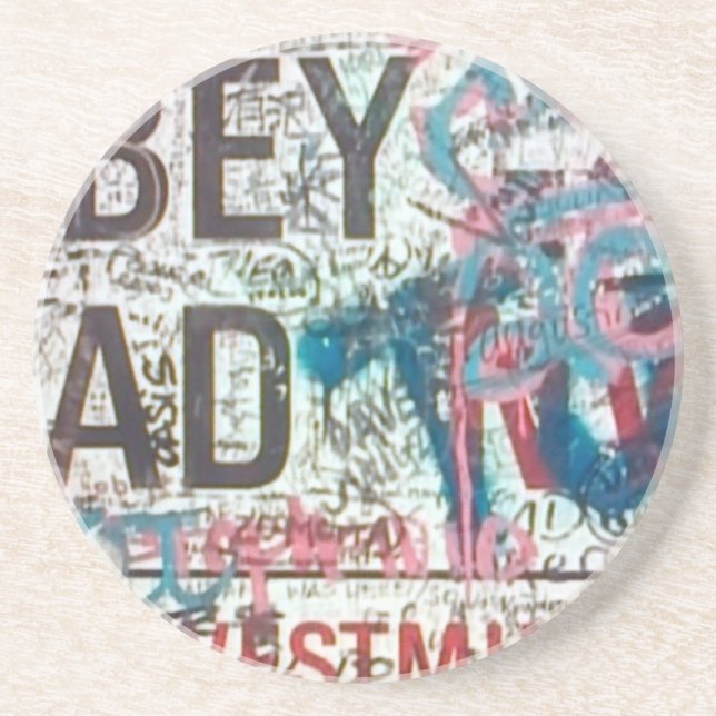 Abbey Road Sign Coaster (Front)