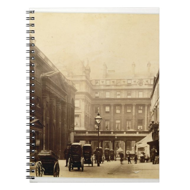 Abbey Square and Pump Rooms, Bath, c.1880 (b/w pho Notebook (Front)