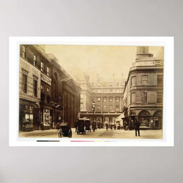 Abbey Square and Pump Rooms, Bath, c.1880 (b/w pho Poster (Front)