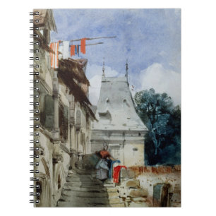 Abbey St-Amand, Rouen (w/c, bodycolour and pencil Notebook