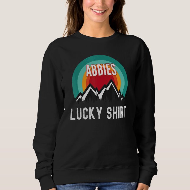 Abbies Lucky   Sweatshirt (Front)