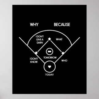 abbott costello whos on first   Whats on second  Poster