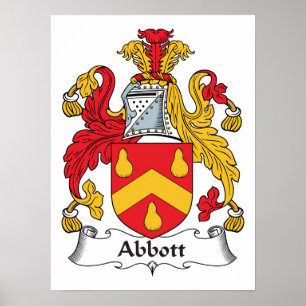 Abbott Family Crest Poster