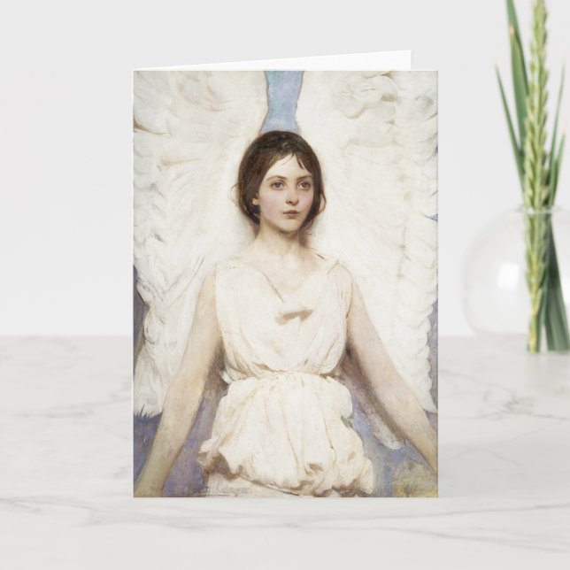 Abbott Handerson Thayer Angel Greeting Card (Front)