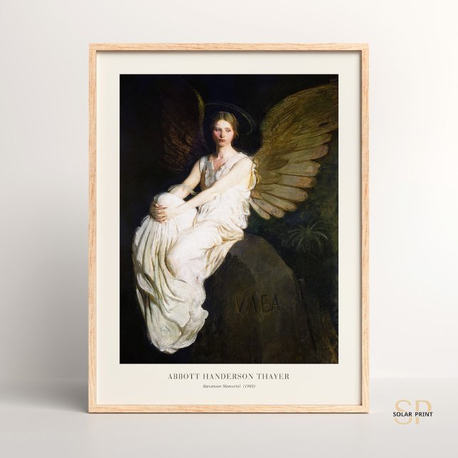 Abbott Handerson Thayer Angel Wings Stevenson Poster (Creator Uploaded)