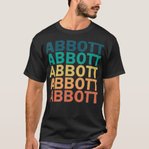 Abbott Name Abbott Vintage Retro Name Gi T-Shirt