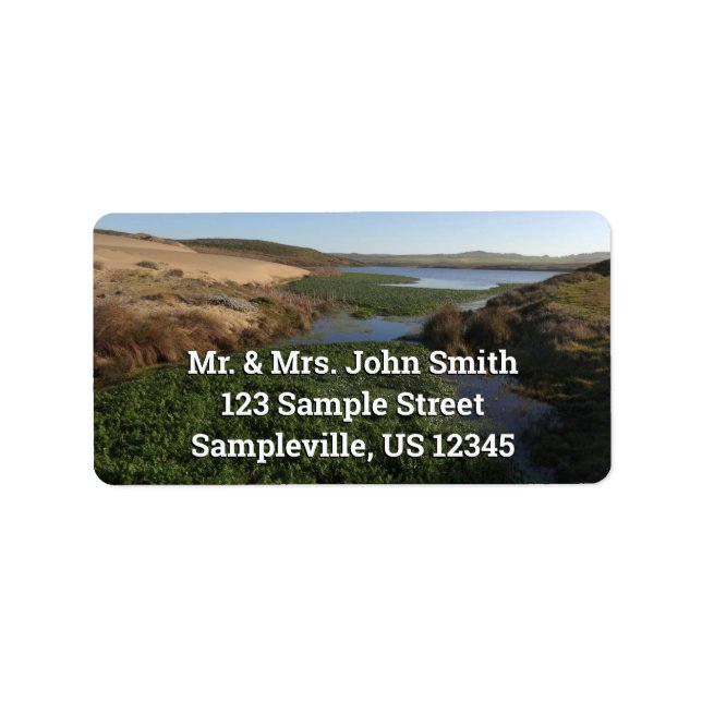 Abbotts Lagoon I at Point Reyes National Seashore Label (Front)