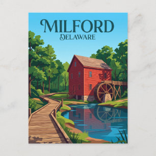 Abbott's Mill Nature Centre USA Postcard