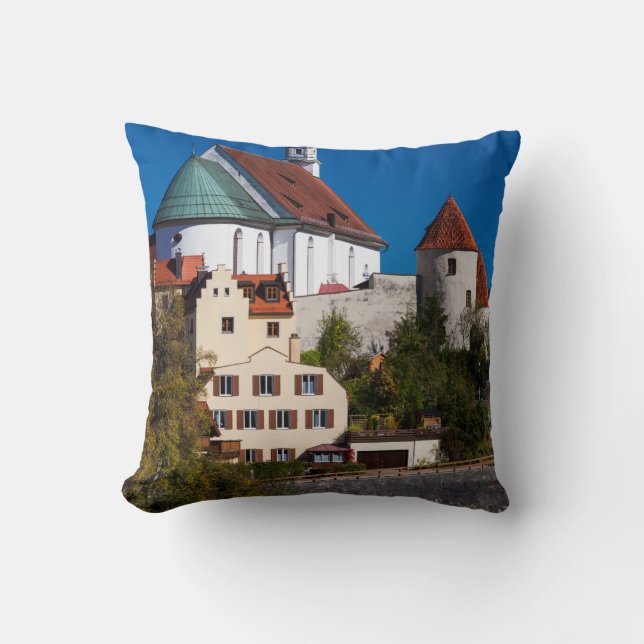 Abby by the Lech River Cushion (Front)