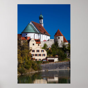 Abby by the Lech River Poster