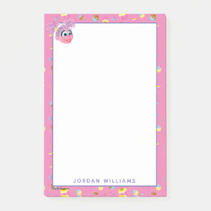 Abby Cadabby Cupcake Party Pattern Post-it Notes