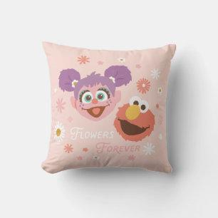 Abby Cadabby & Elmo Flowers Forever Cushion