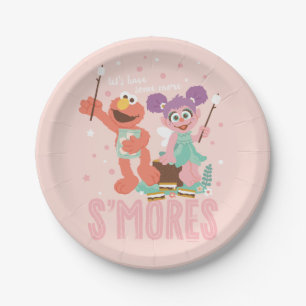 Abby Cadabby & Elmo   Let's Have Some More Smores Paper Plate