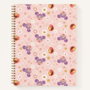 Abby Cadabby & Elmo   Woodland Pattern Notebook