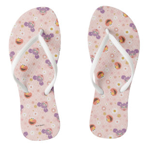 Abby Cadabby & Elmo   Woodland Pattern Thongs