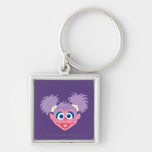 Abby Cadabby Face Key Ring (Front)